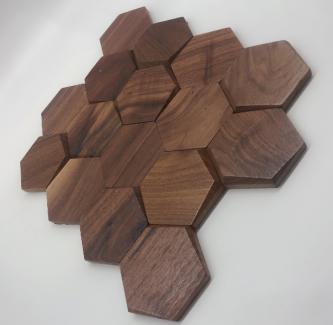 Solid wood mosaic - black walnut
  --
YMLHT-2