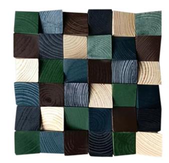 Solid wood mosaic -
Finnish pine
  -- YMSMY-10
