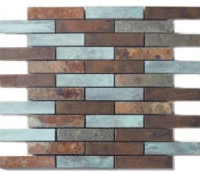 Colored copper & stone