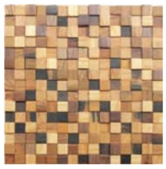 Solid wood mosaic - six wood mixes
--YMHM-2
