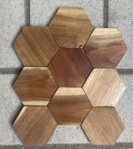 Solid wood mosaic -
Acacia wood
-- YMYN-3