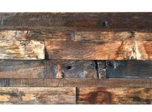 Solid wood mosaic - bark+weathered boat wood
-+
-YMSP-17